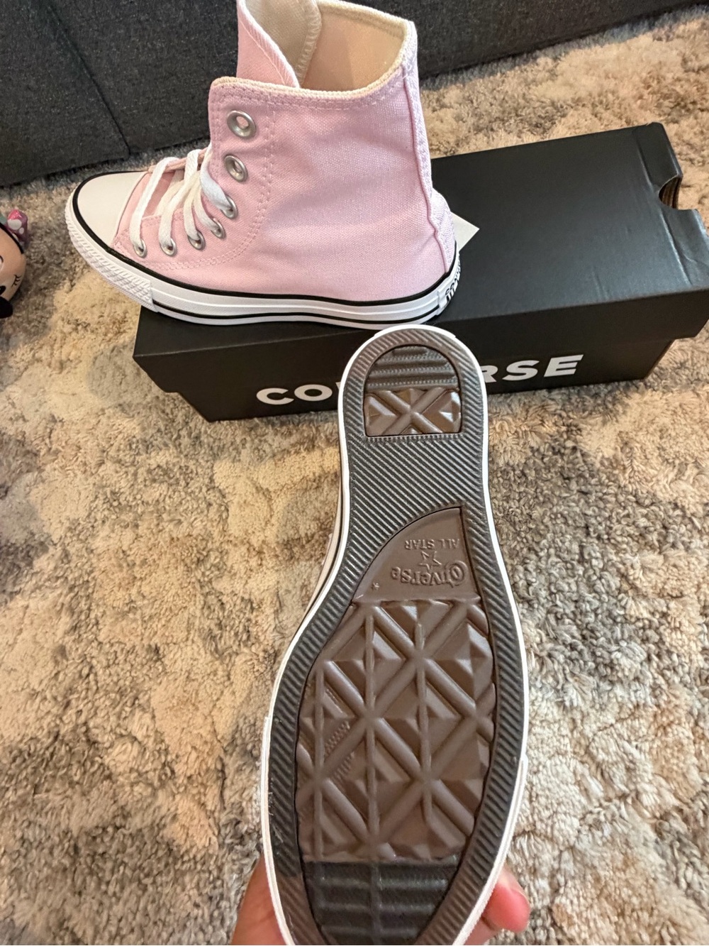 Converse Chuck Taylor All Star High Top Sneakers - Pink - Picture 3 of 4